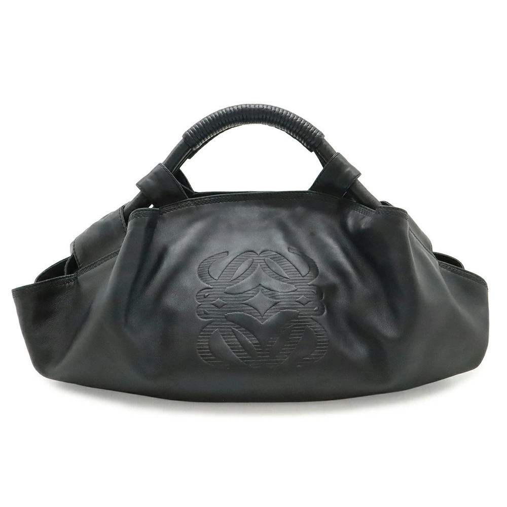 Loewe Anagram Nappa Aire Handbag Leather Black